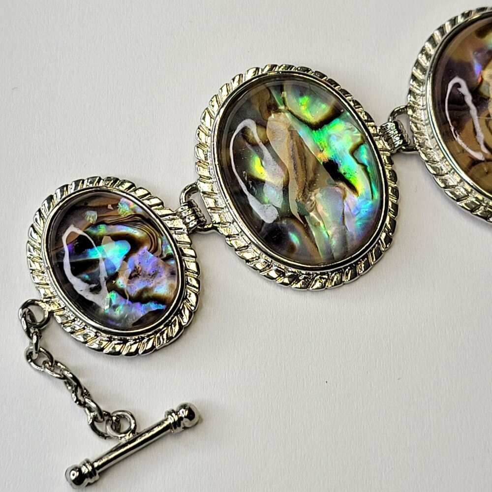 Unique Abalone Biwa Shell Bracelet - Picture 15 of 16